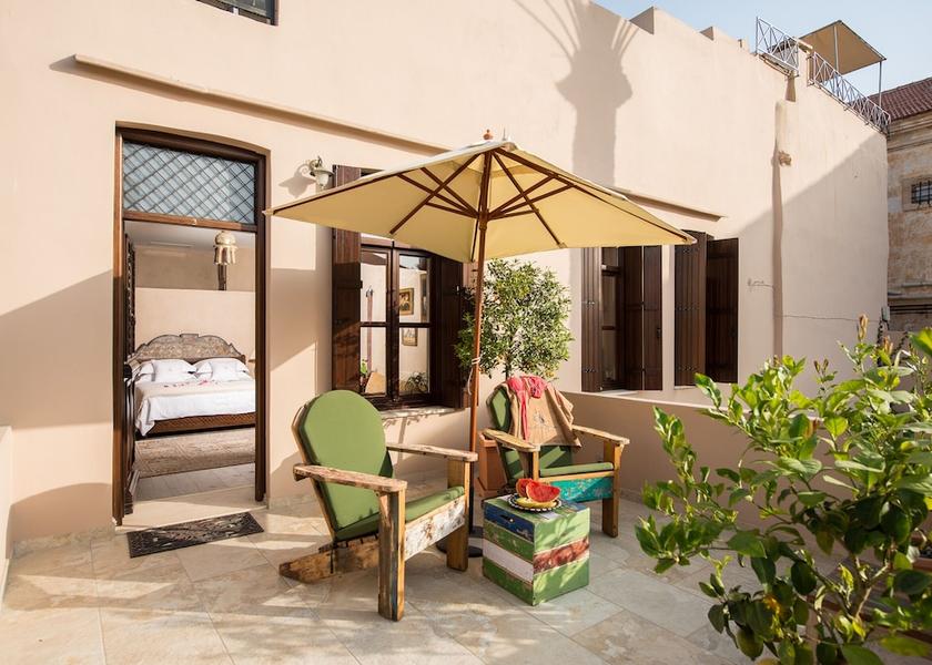 Crete Island Chania Courtyard