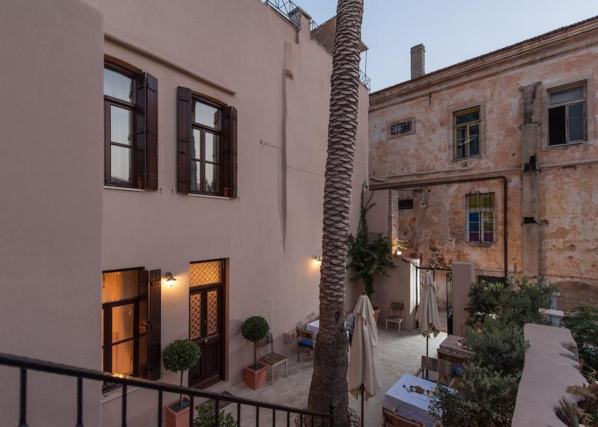 Crete Island Chania Courtyard