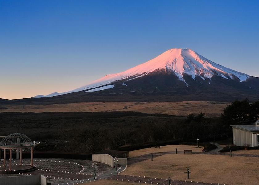 Yamanashi Yamanakako Mountain view