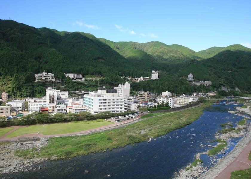 Gifu (prefecture) Gero Aerial View