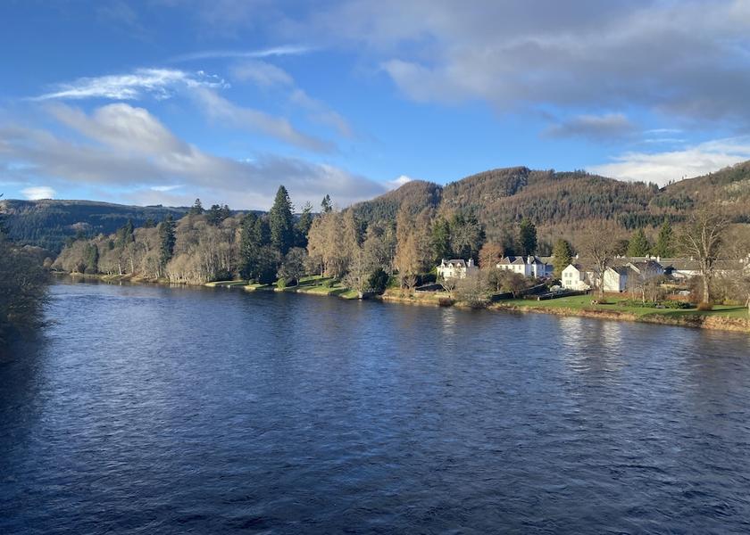 Scotland Dunkeld Land View from Property