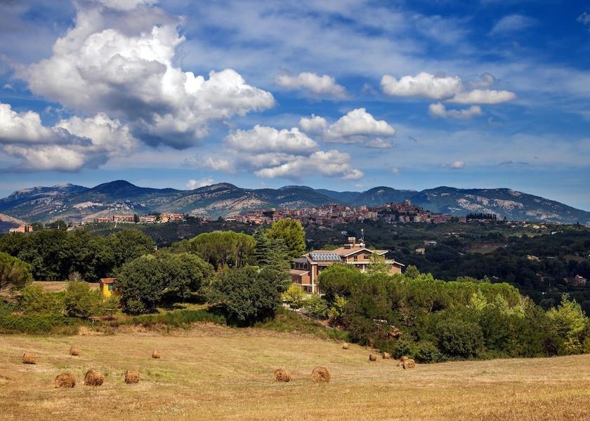 Lazio Castel Madama Aerial View