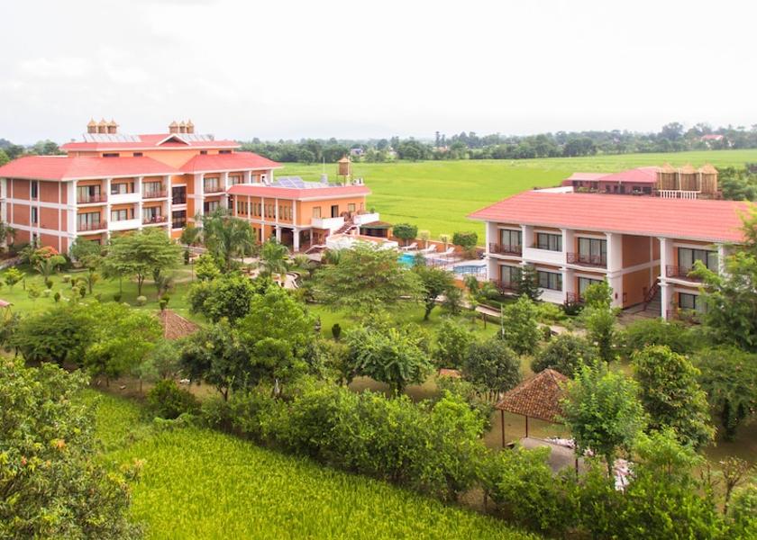 Bagmati Sauraha Aerial view