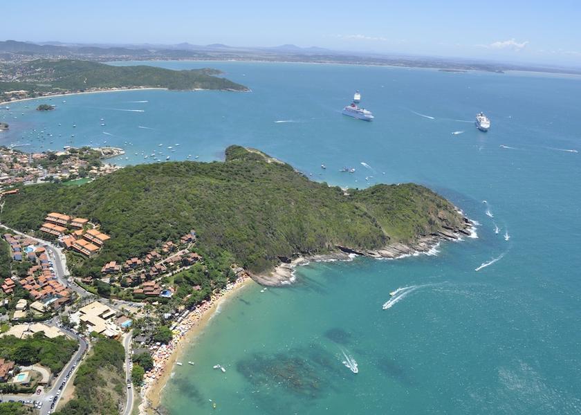 Rio de Janeiro (state) Buzios Aerial View