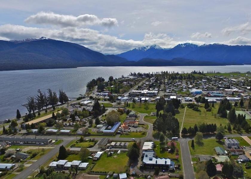 Southland Te Anau Aerial view