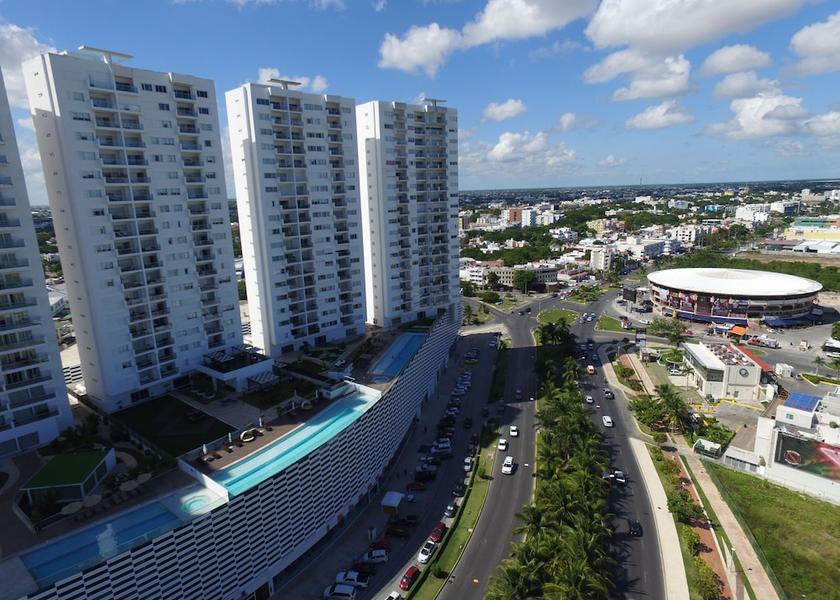 Quintana Roo Cancun Aerial view