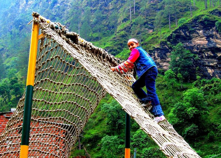 Uttarakhand Uttarkashi Ropes course (team building)
