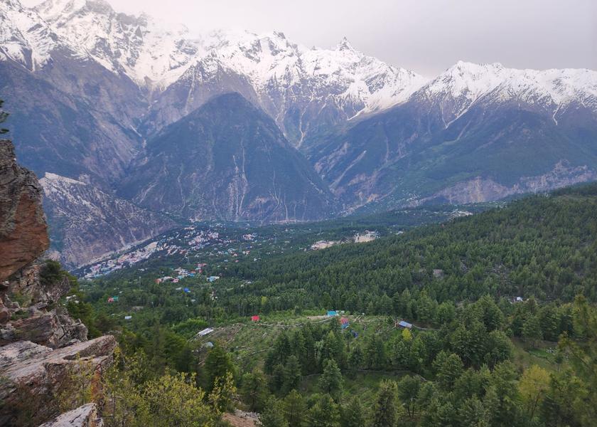 Himachal Pradesh Kalpa Hotel View