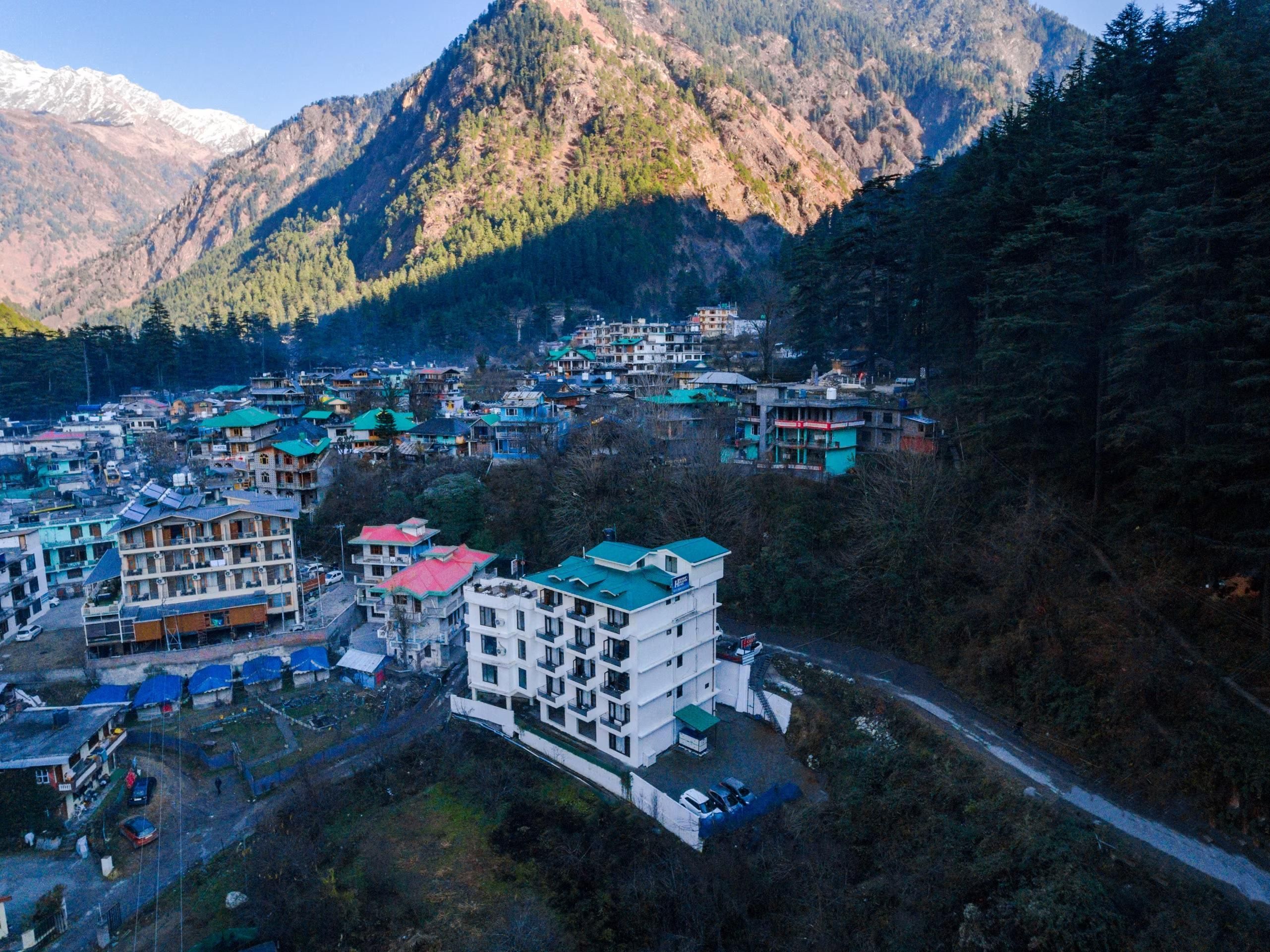 Himachal Pradesh Kasol Hotel View