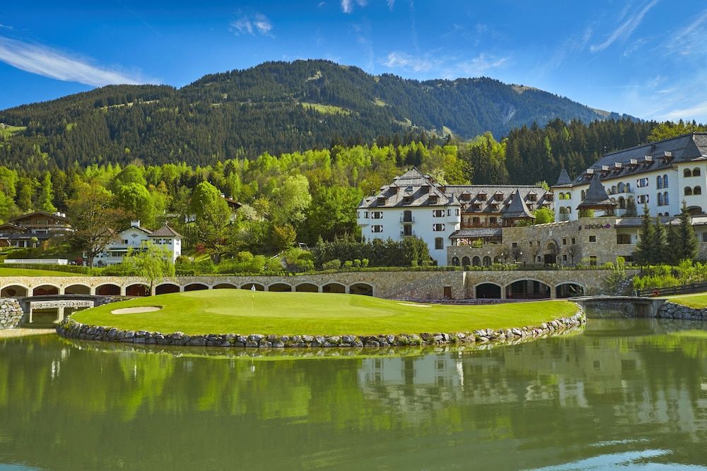 Tirol Kitzbuhel Aerial View