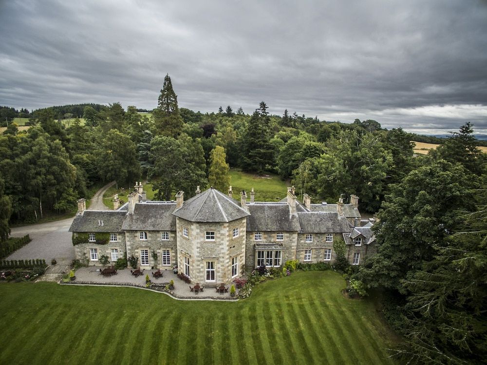 Scotland Strathpeffer Aerial View