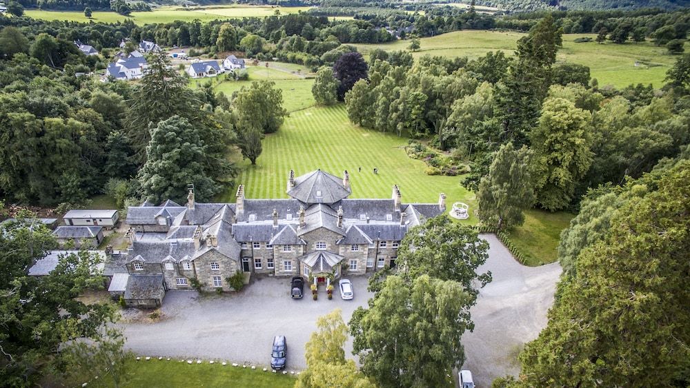 Scotland Strathpeffer Aerial View