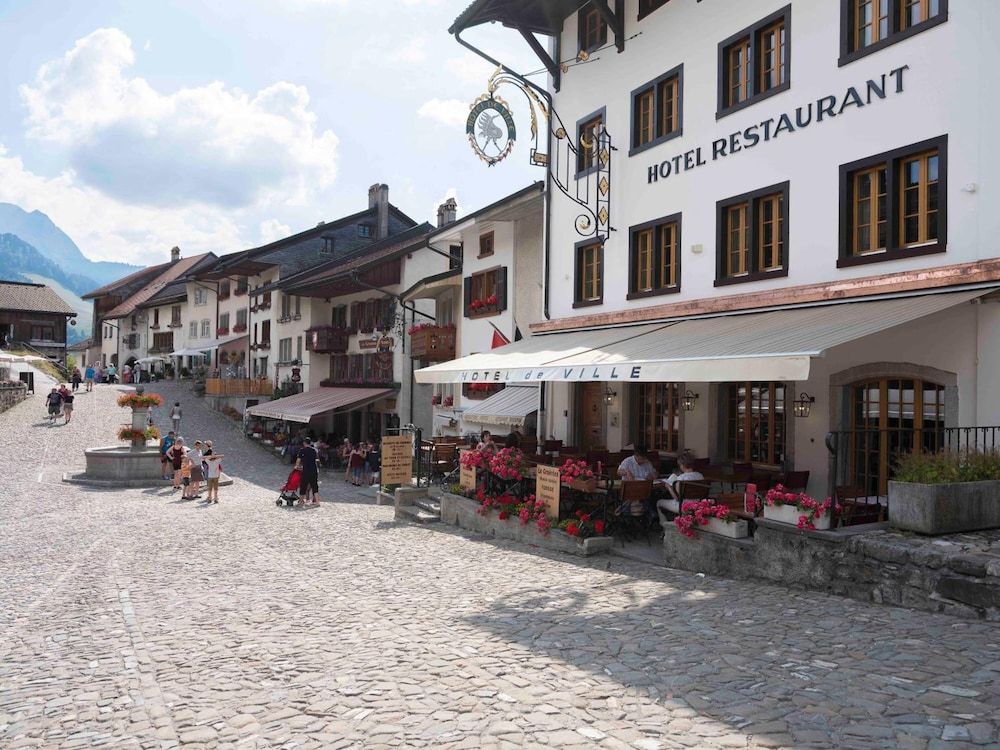 Canton of Fribourg Gruyeres Exterior Detail