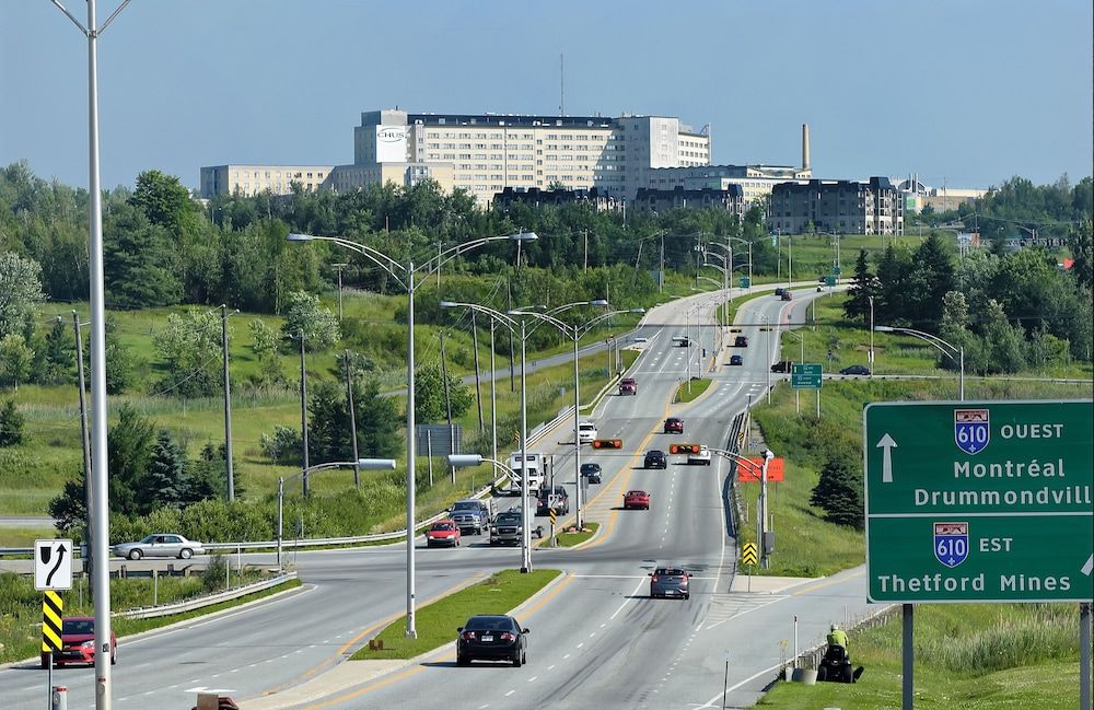 Quebec Sherbrooke View from Property