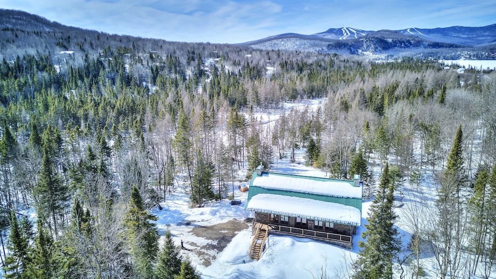 Quebec Lac-Superieur Aerial View