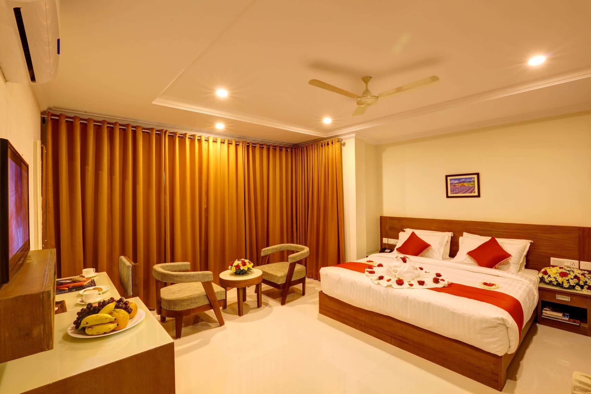 Kerala Kottayam Deluxe Room with Air Conditioning