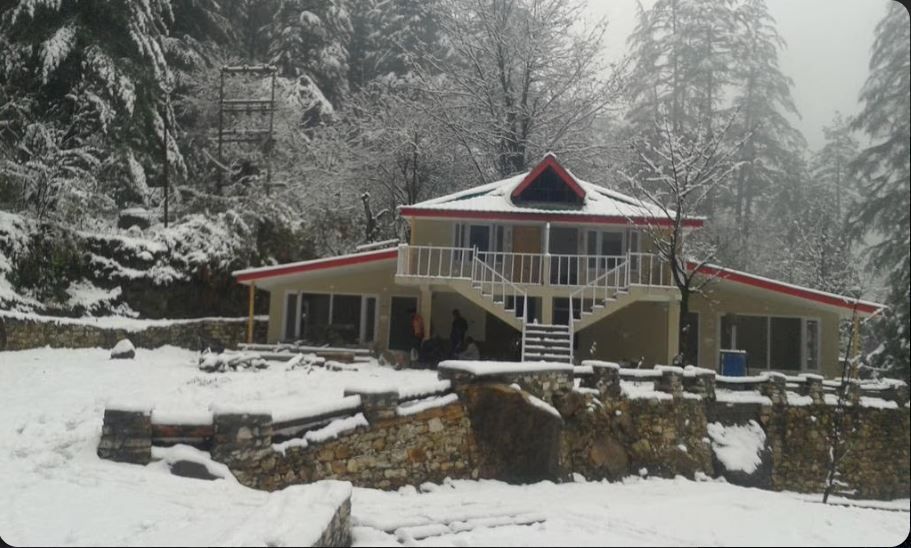 Himachal Pradesh Kasol Hotel View