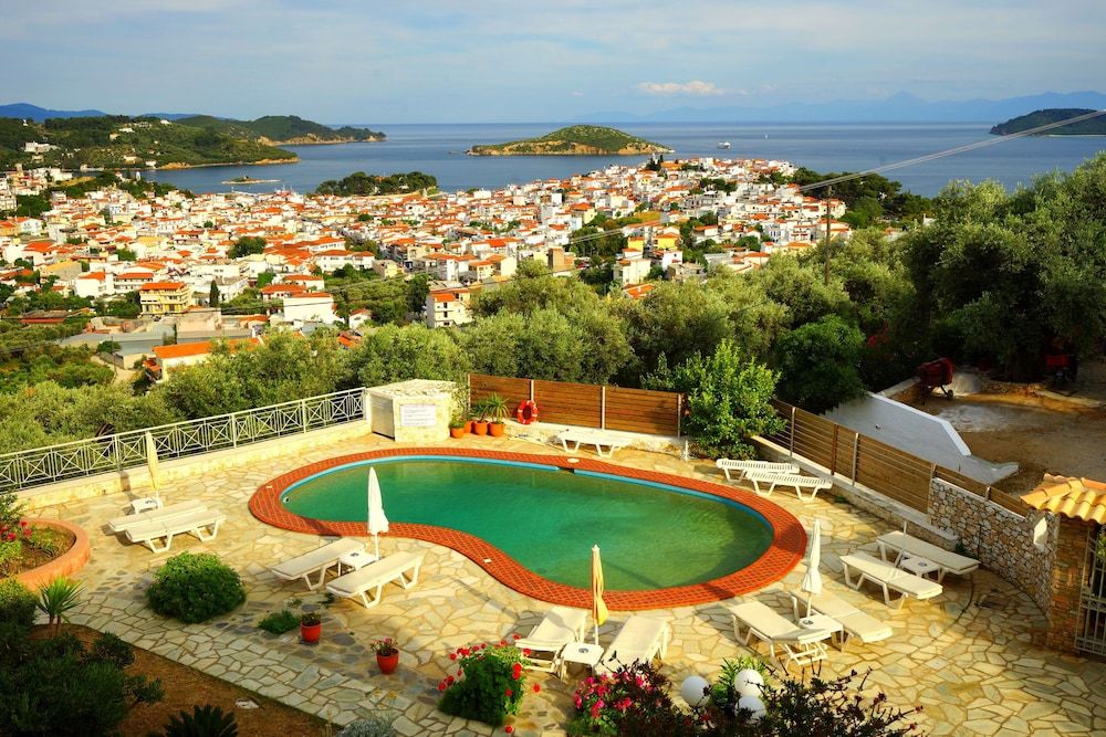 Thessalia Skiathos Aerial View