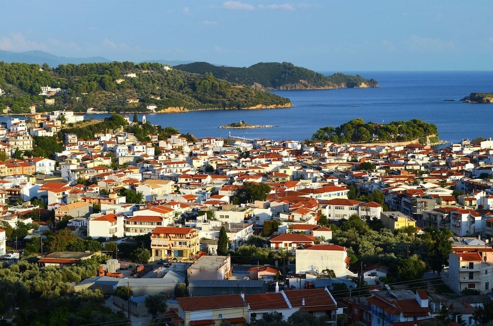 Thessalia Skiathos Aerial View