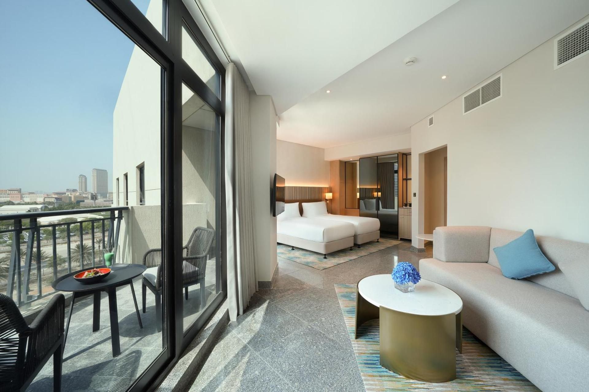 Arabian Park Dubai, an Edge by Rotana Hotel City View Twin Room 20