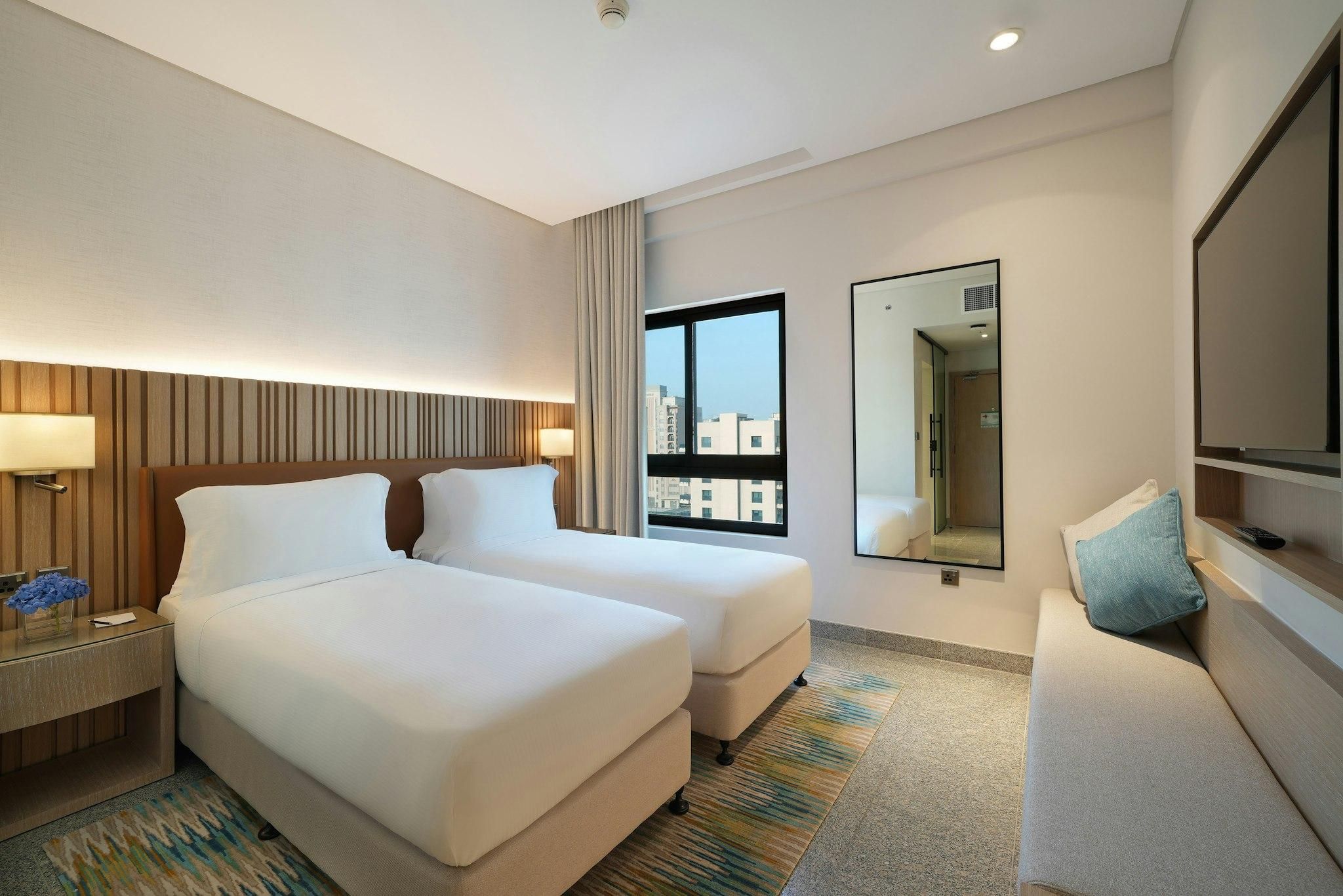 Arabian Park Dubai, an Edge by Rotana Hotel City View Twin Room 7