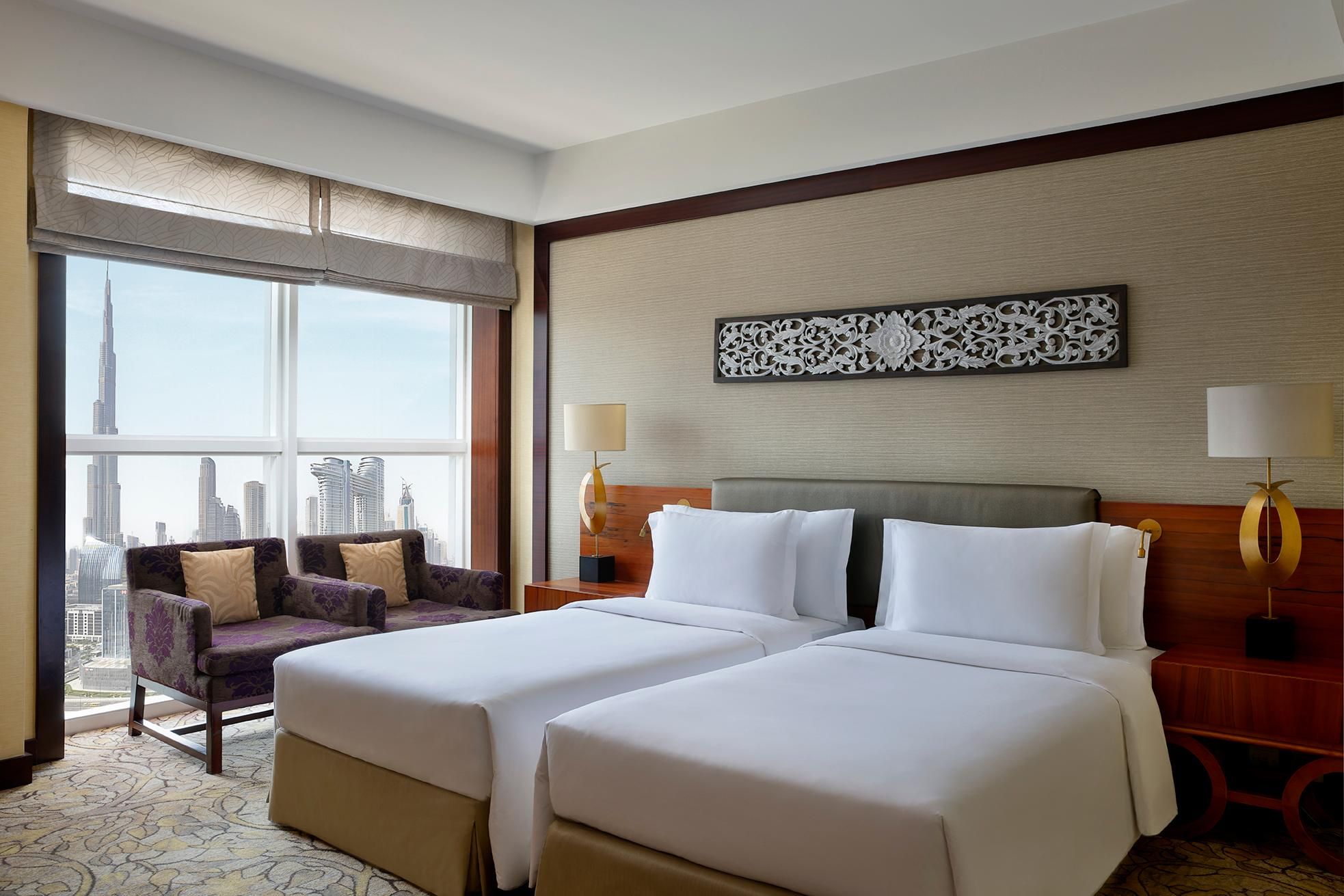 Dusit Thani Dubai Deluxe Twin Bed