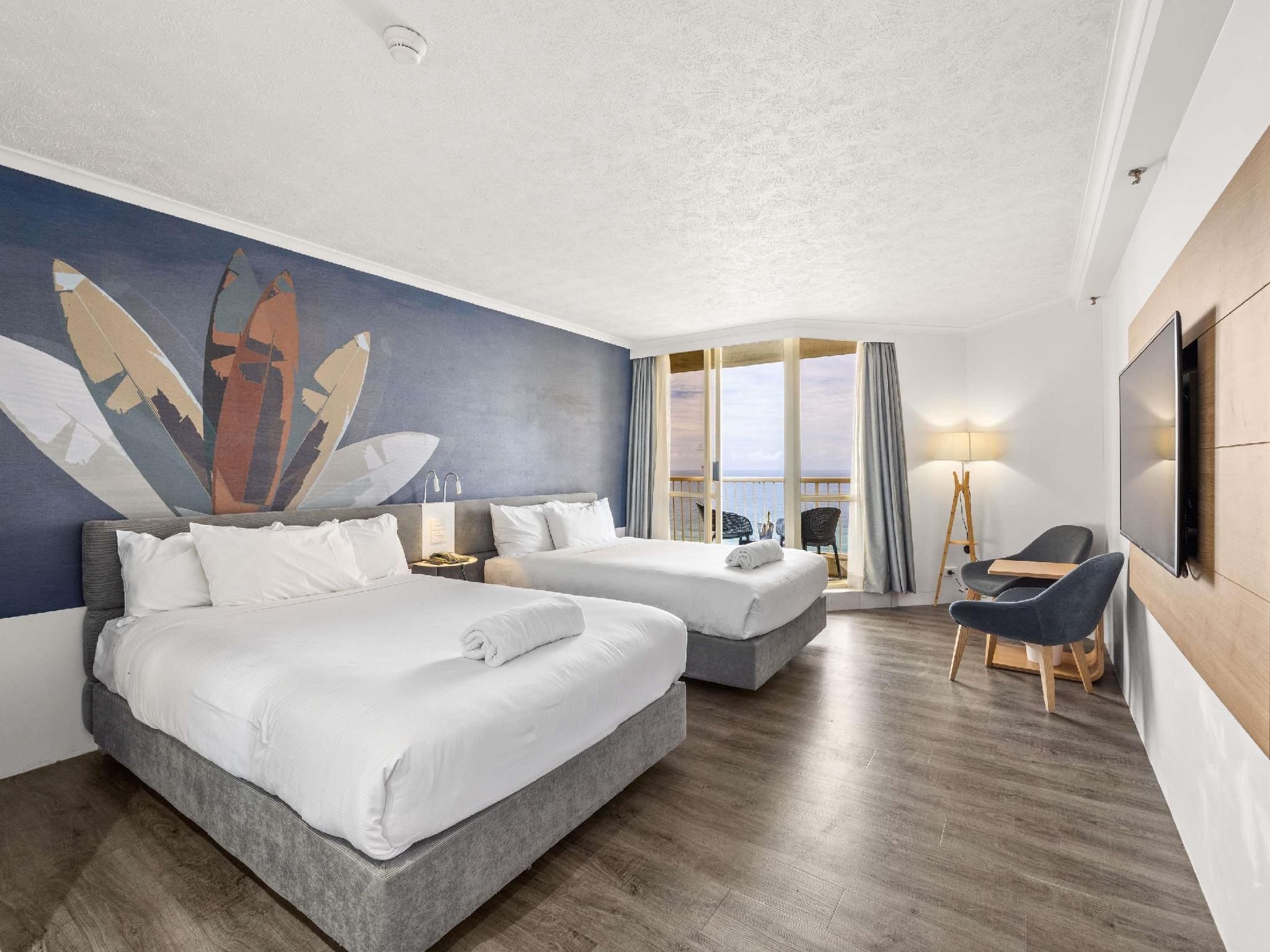 Deluxe Ocean View Room with 2 Double Beds