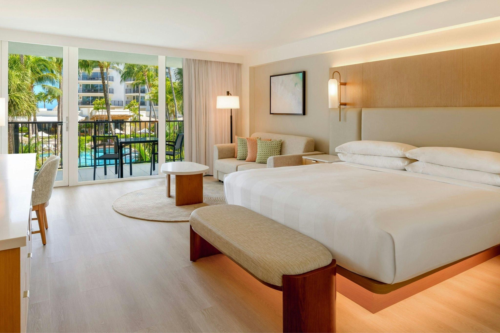 Guest room, 1 King, Sofa bed, Garden view