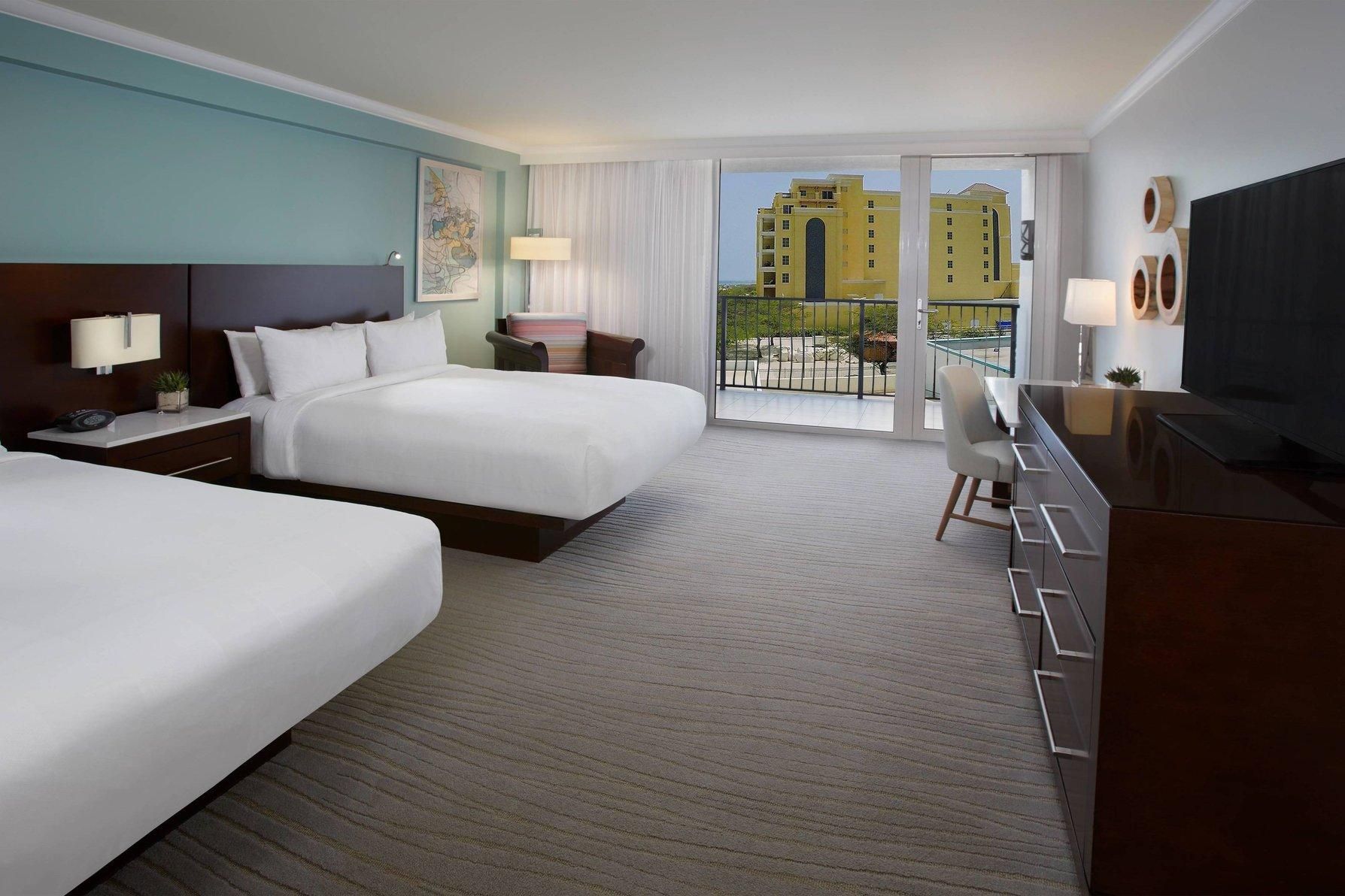 Tradewinds, Adults Only, Club lounge access, Guest room, 2 Queen, Limited view