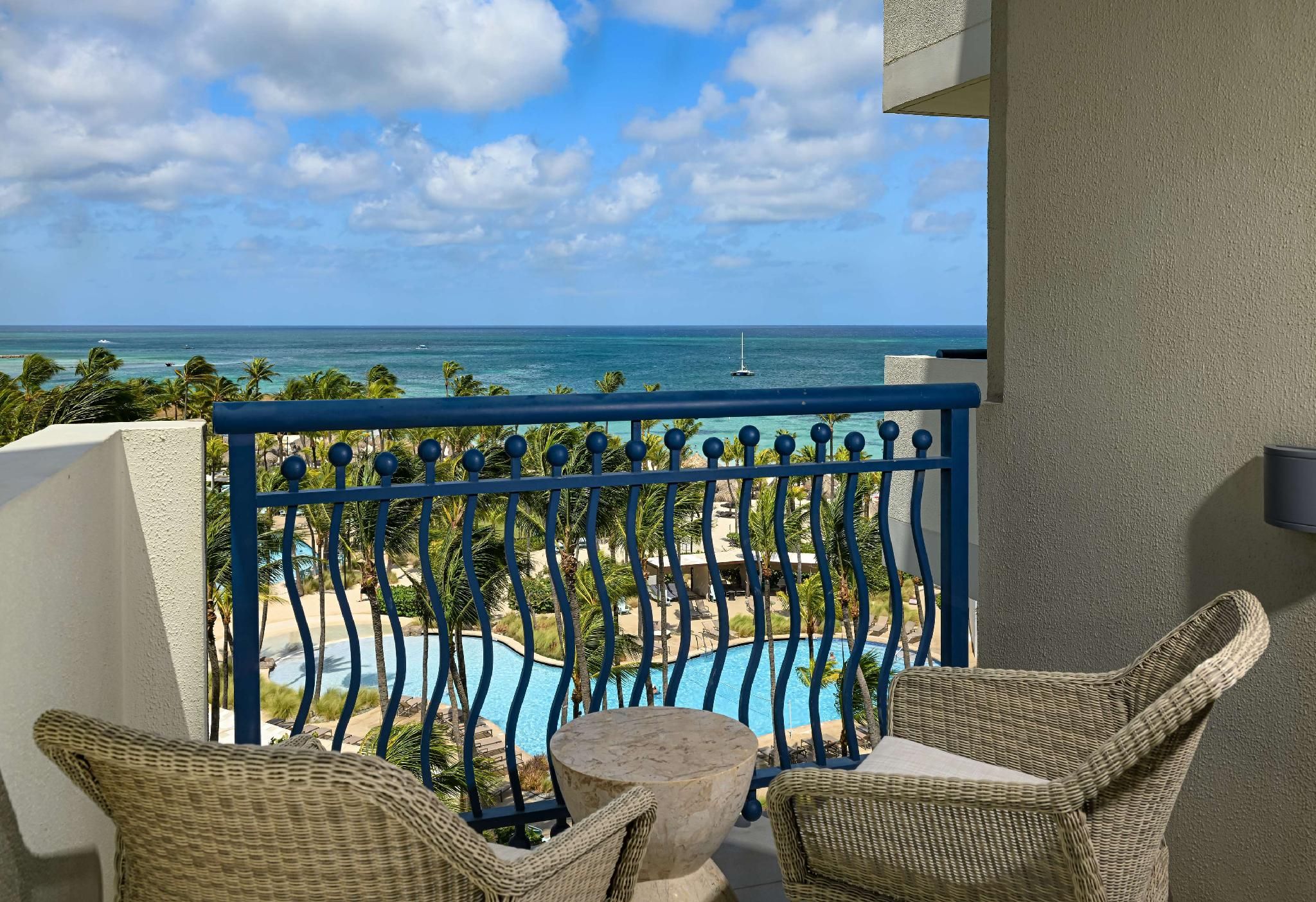 Ocean View Aruba Tower 2 Queen Beds