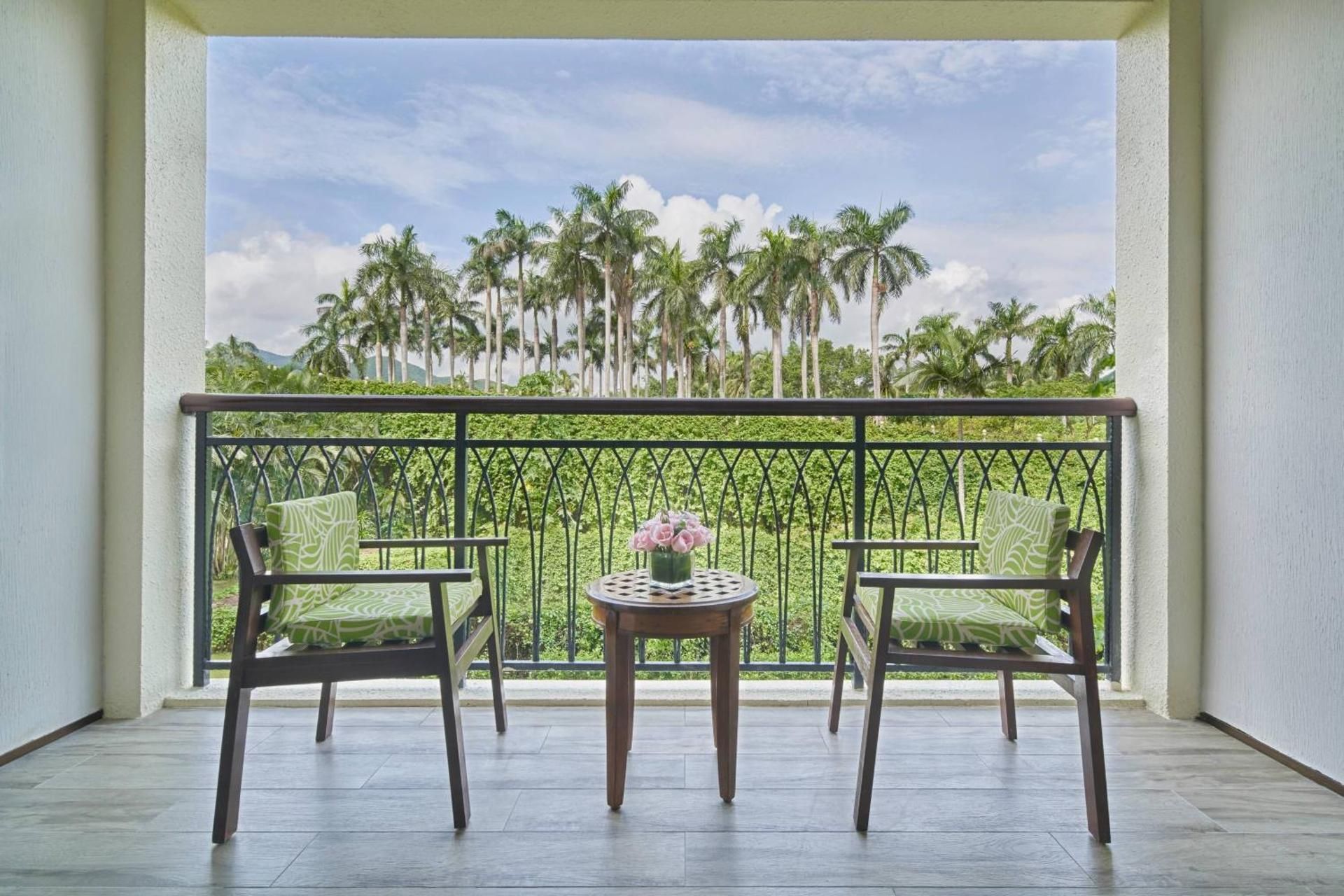 deluxe room, guest room, 1 king, limited view, balcony
