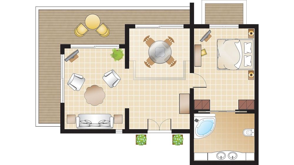 Penthouse Senior Suite Sea View