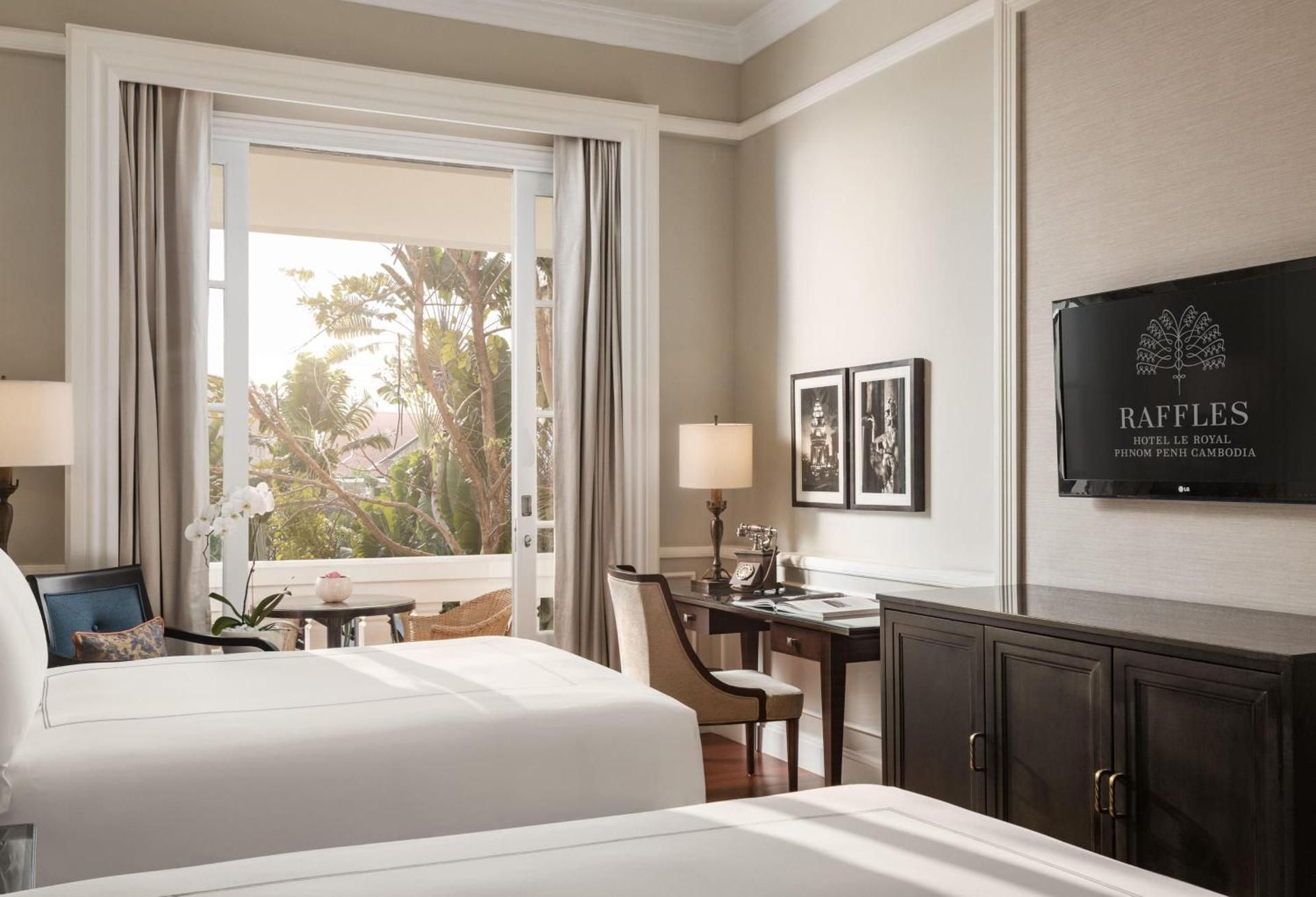 Raffles Hotel Le Royal State Room Twin Beds 3