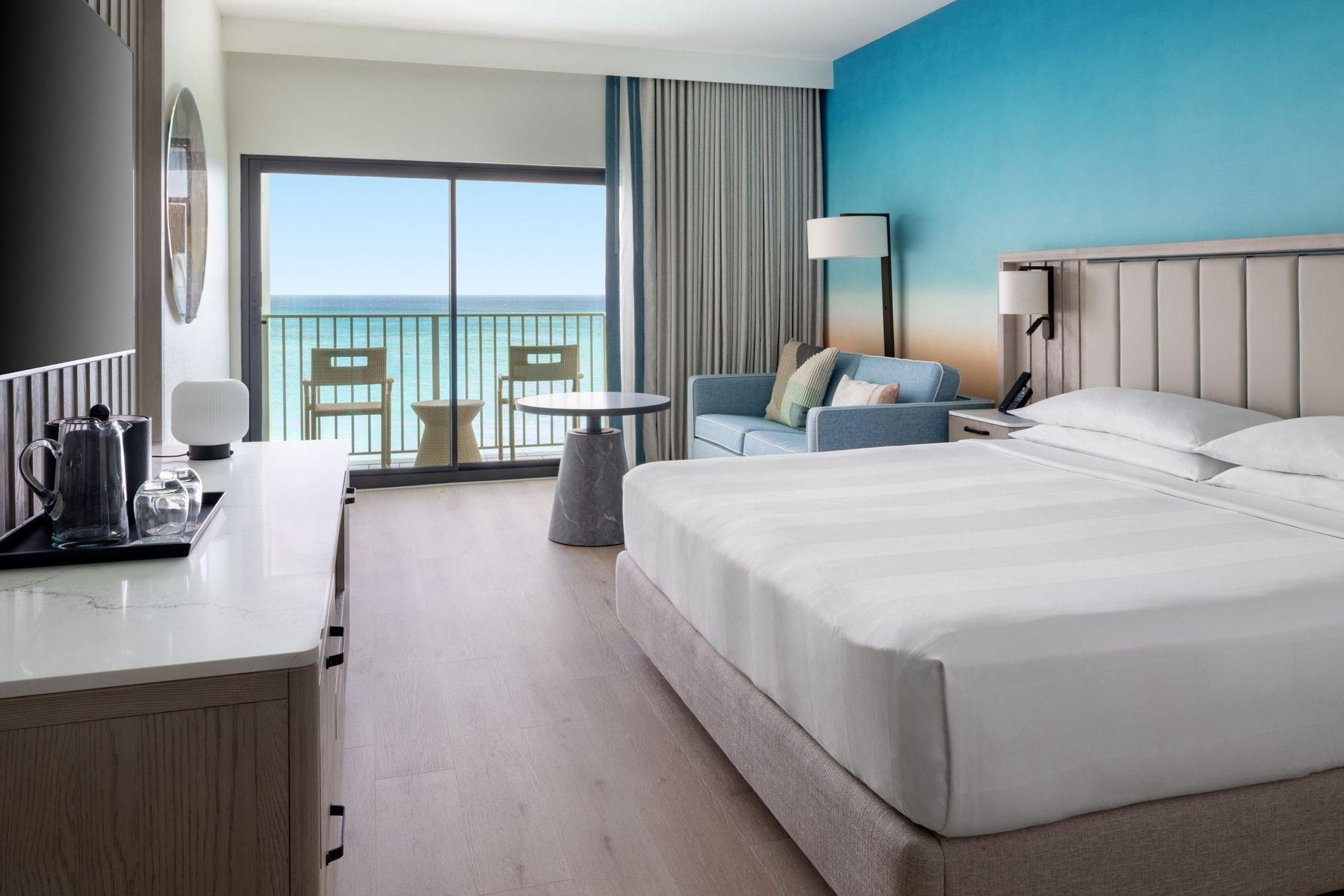Oceanfront King, Guest Room, 1 King, Sofa Bed, Oceanfront, Balcony