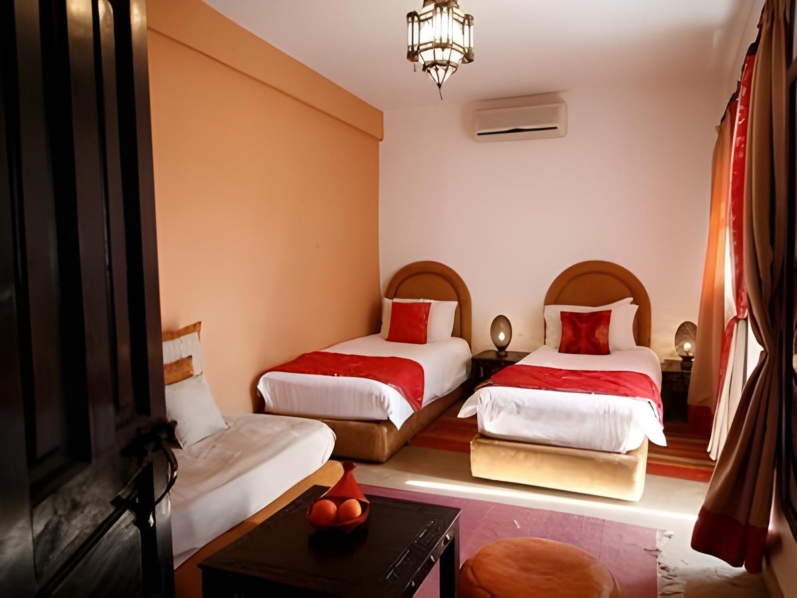 Riad La Maison Rouge Twin Air Conditioning 2