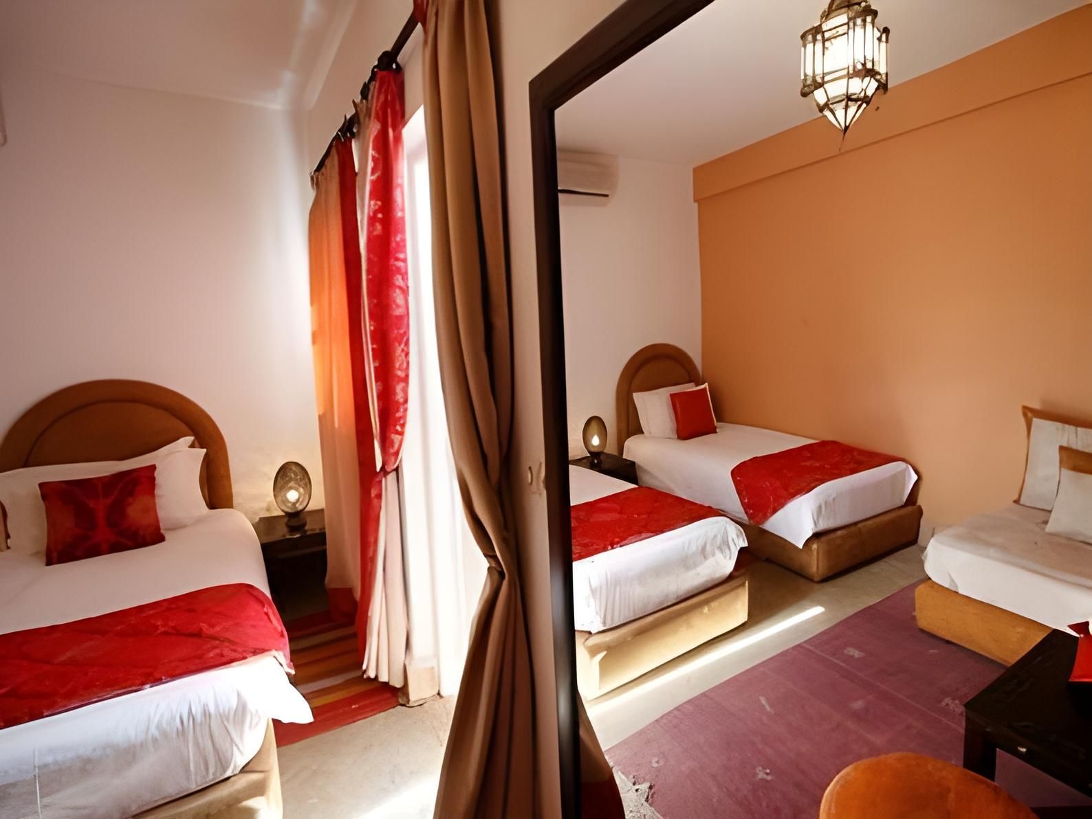 Riad La Maison Rouge Twin Air Conditioning