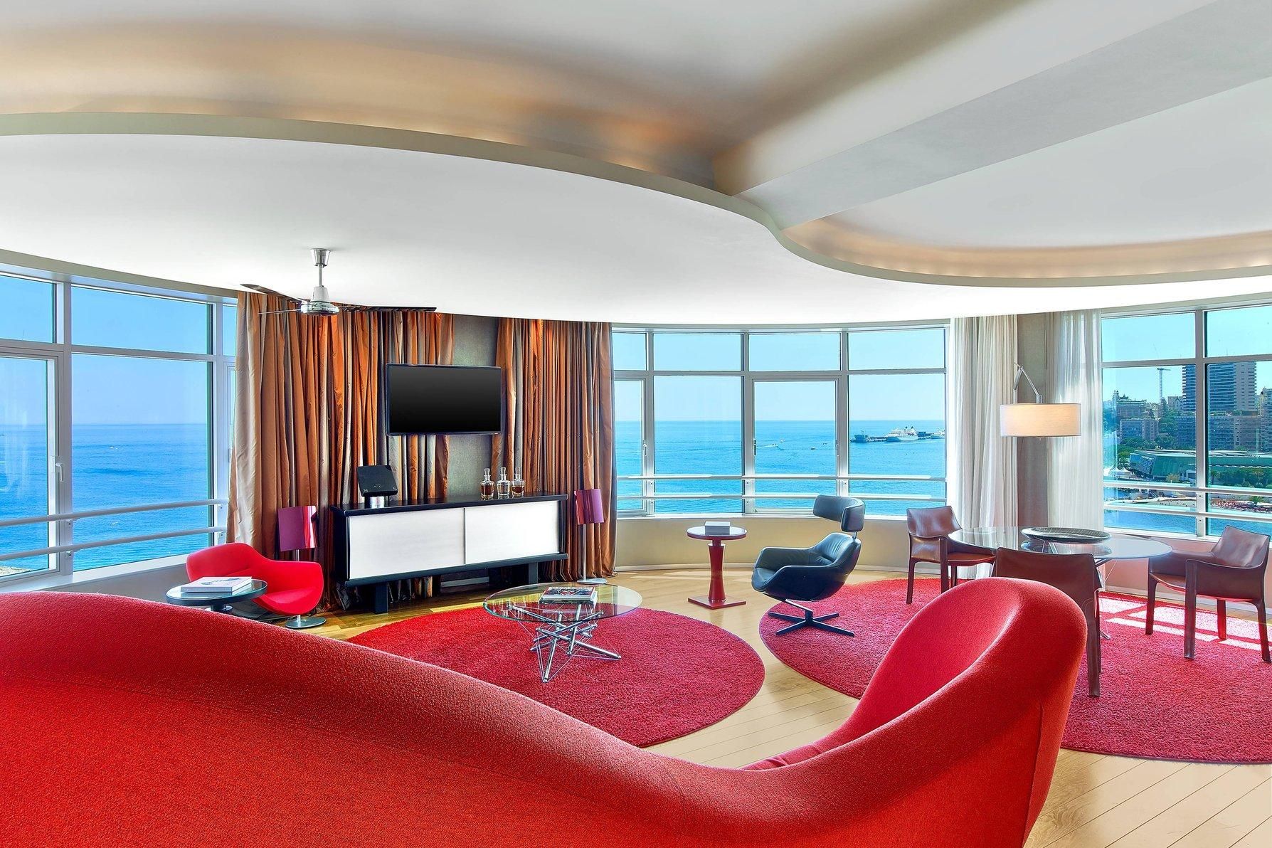 1 Bedroom Presidential Suite, 1 King, Sea view, Crystal Towers, Top floor, Balcony