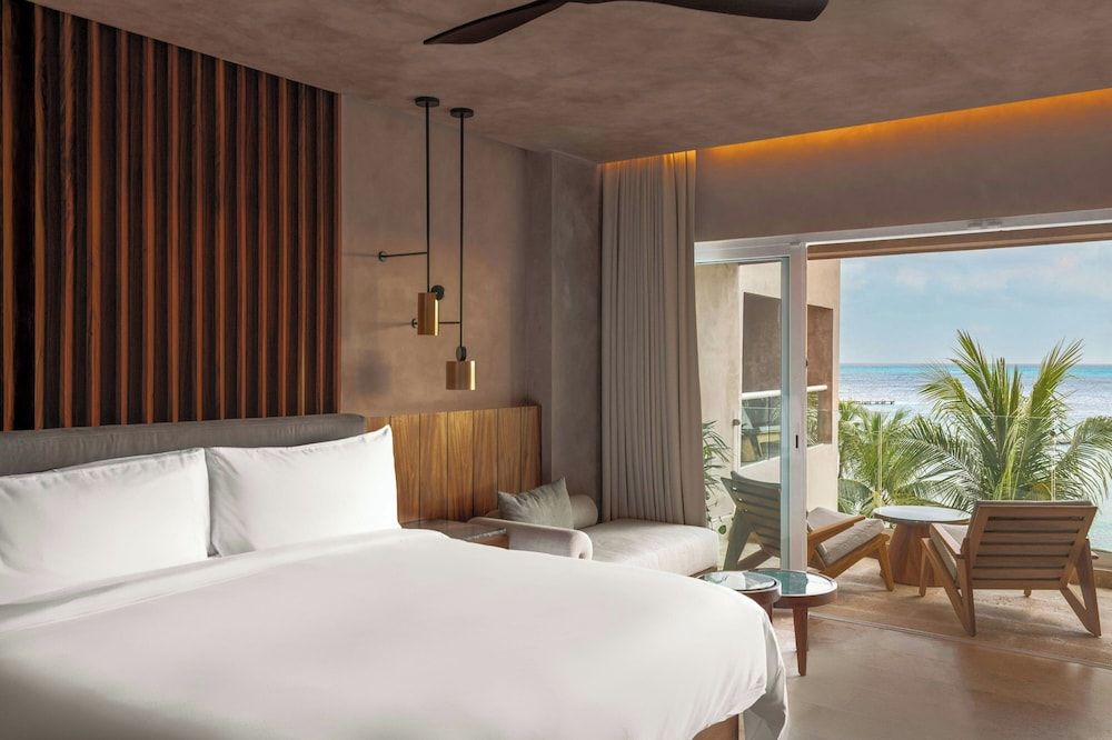 Almare, a Luxury Collection Resort, Isla Mujeres Cancun, Adult All-Inclusive Deluxe Room, 1 King Bed, Balcony, Oceanfront (Guest Room) 2