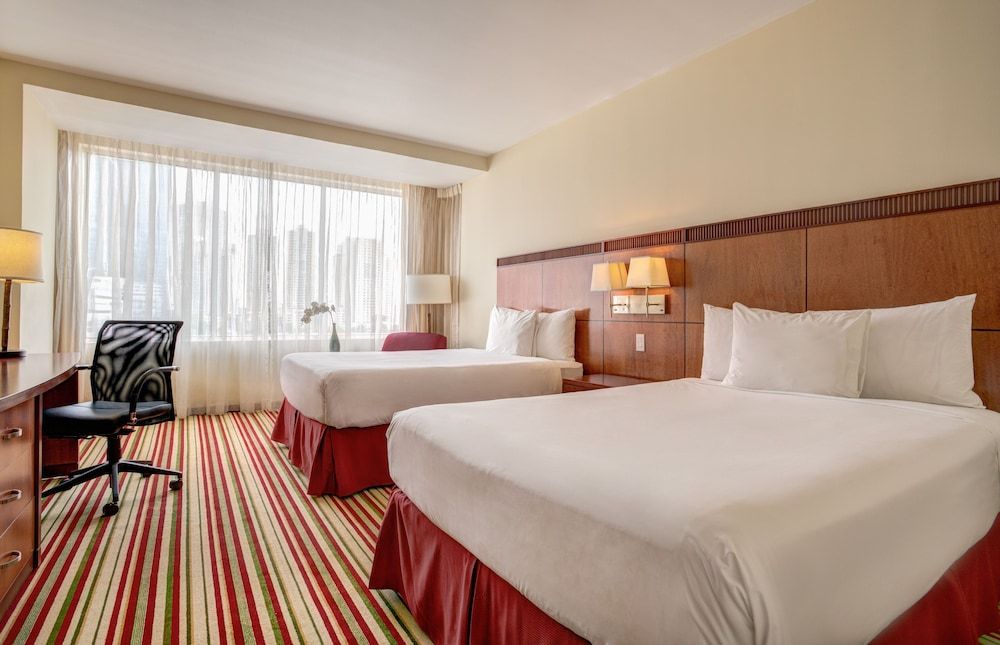 Standard Double Room, 2 Double Beds, City View