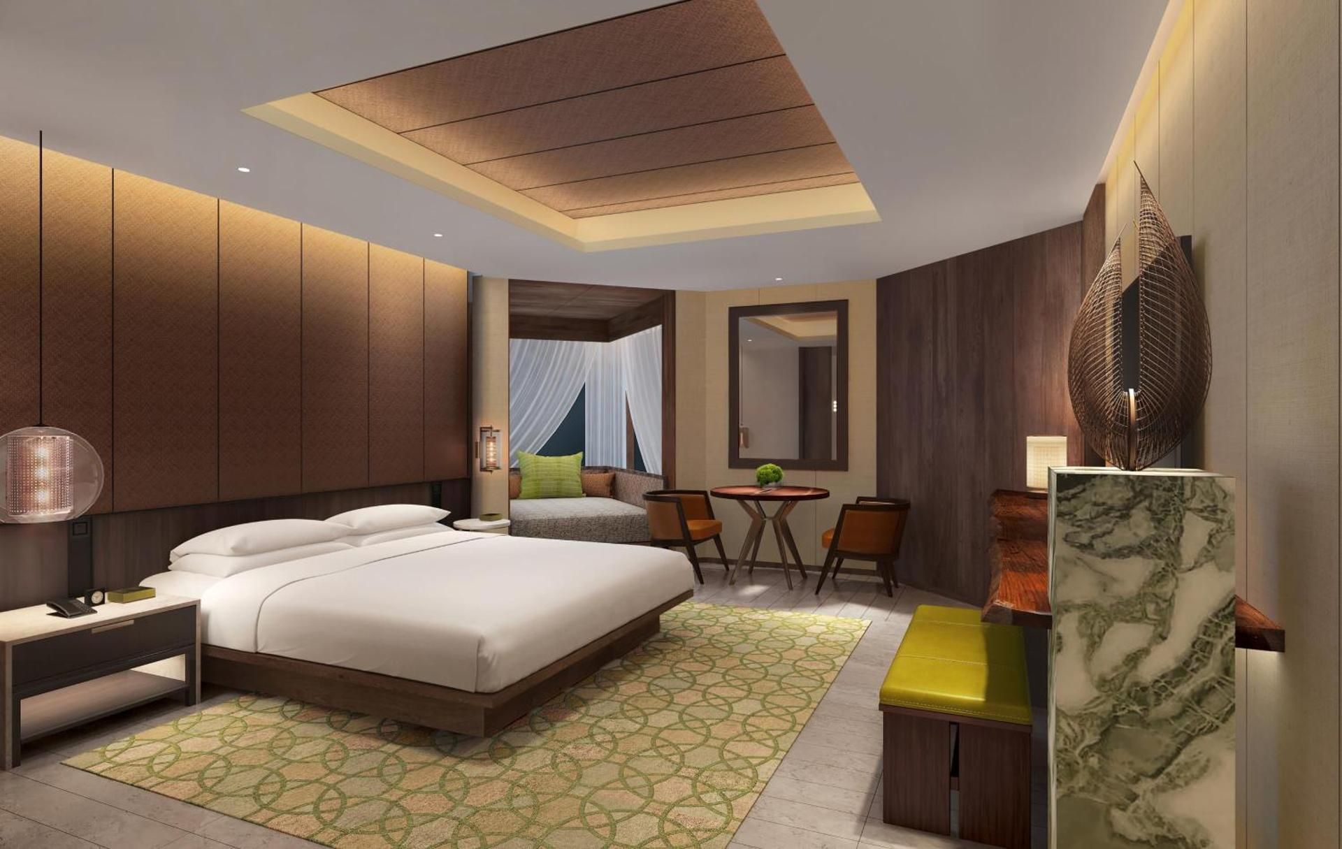 1 King Bed
