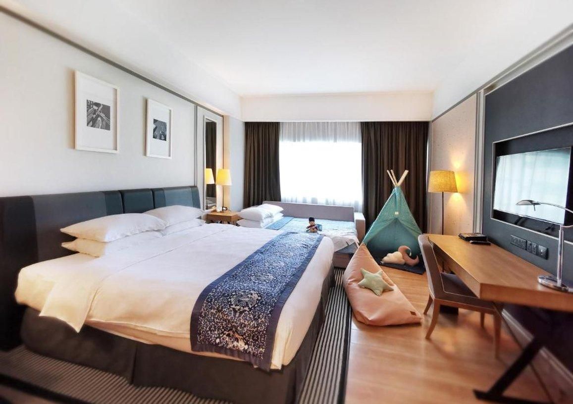 Premier Family Room with One Super King Bed and One Single Bed