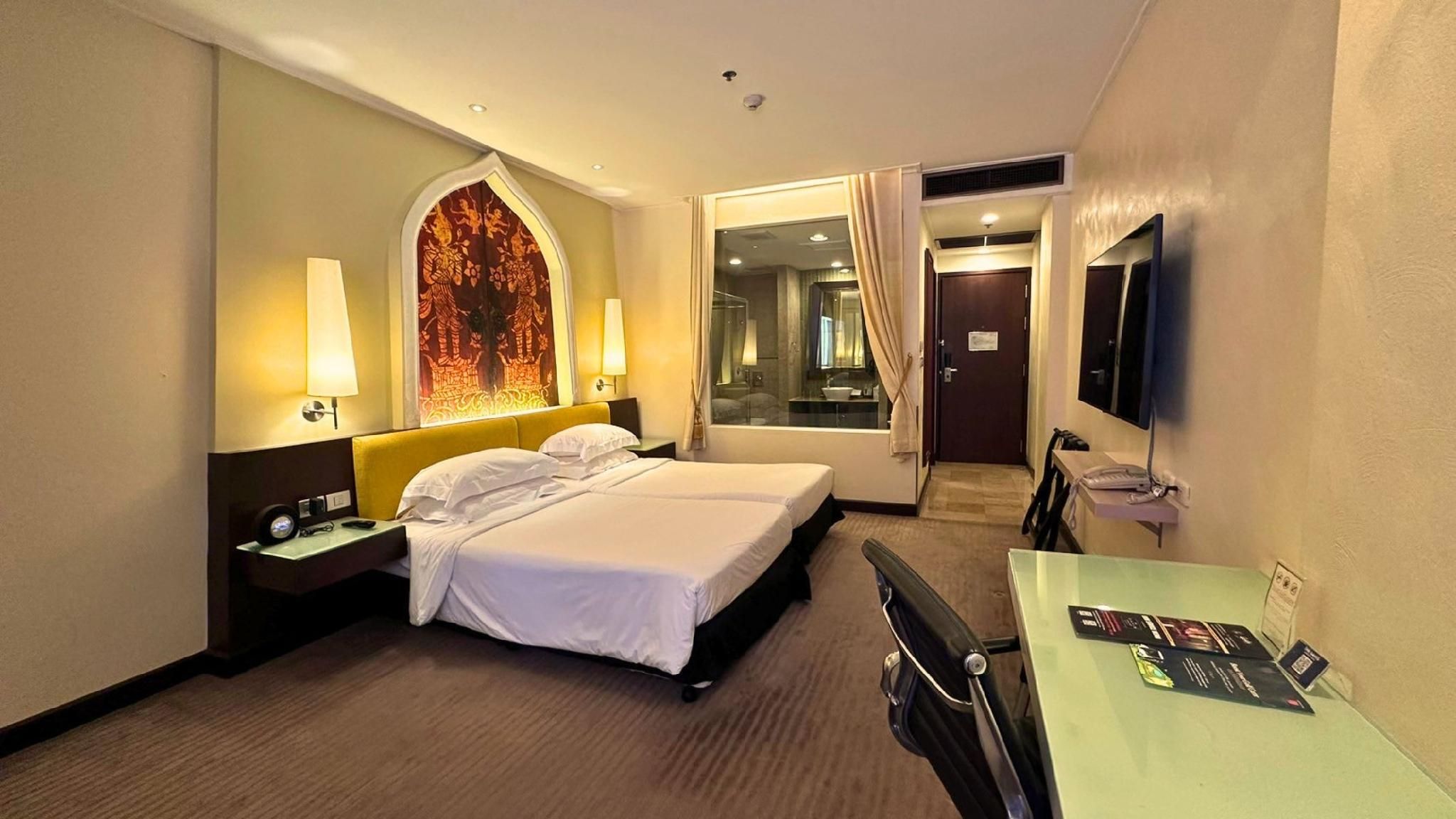 The Davis Bangkok Hotel Studio Twin Bed - Corner Wing 4