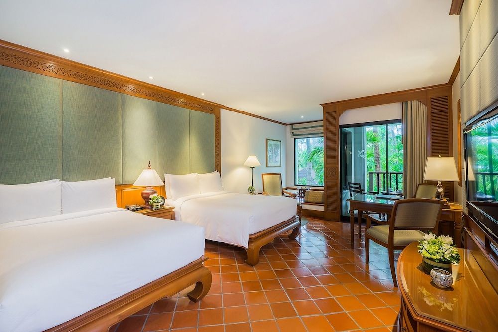 Family Room, 2 Double Beds, Terrace (Ground Floor)