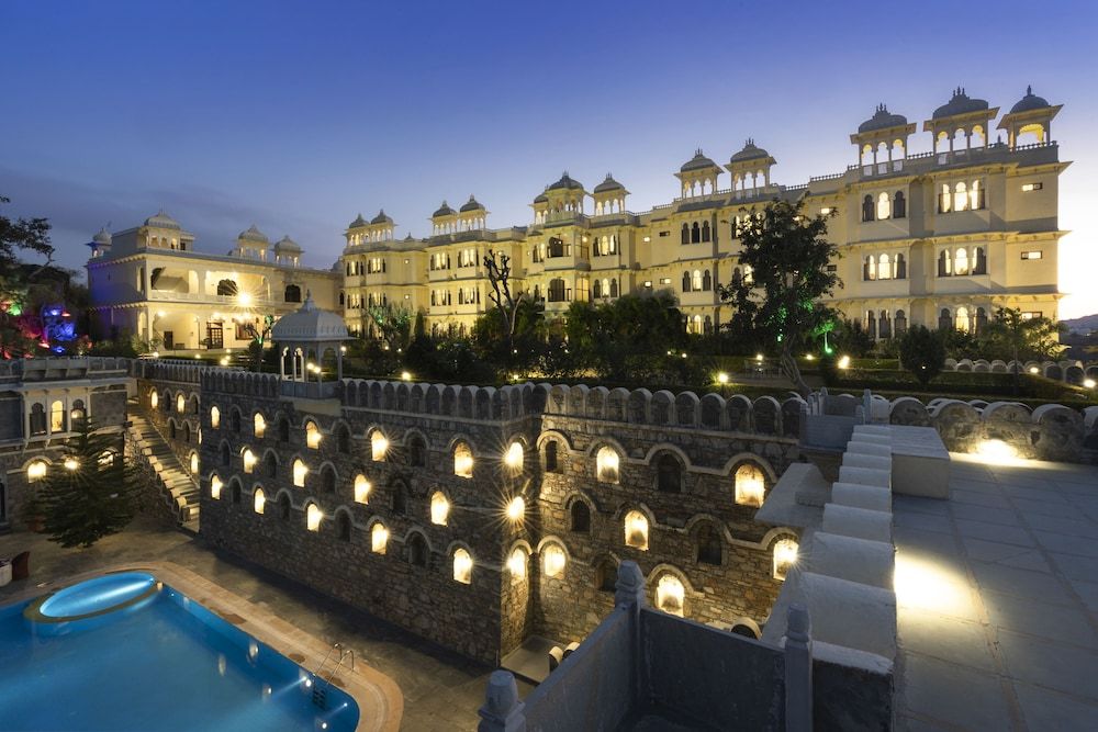 Front of property - evening/night