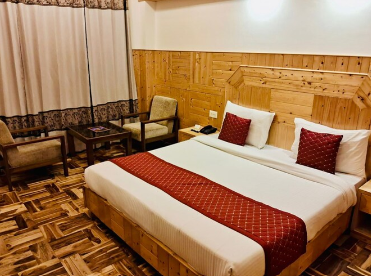 Azure Chandertal Regency Hotel & Spa Manali Deluxe Room Hamta View
