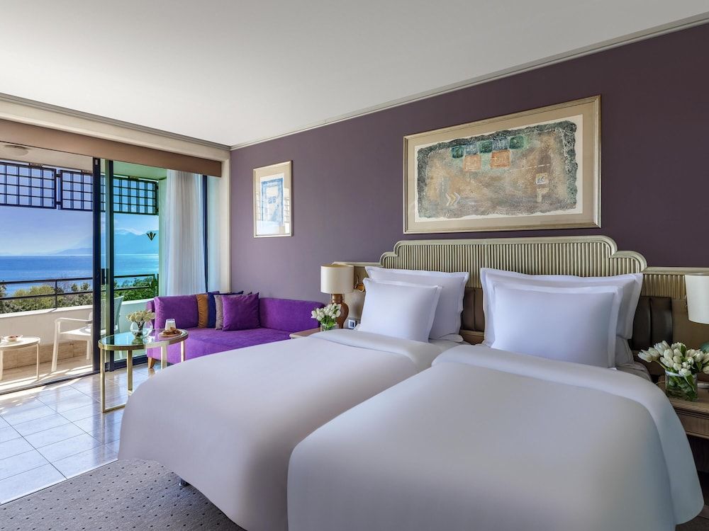 Standard Room, 2 Twin Beds, Partial Sea View