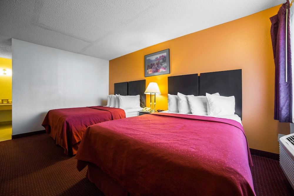 Standard Room, 2 Double Beds, Accessible, Smoking (Shower Only)