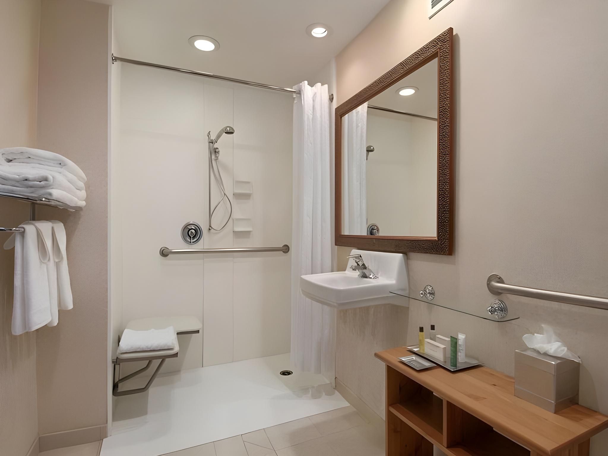 Hilton Phoenix Airport 1 KING MOBILITY ACCESSIBLE W/ ROLL IN SHOWER 2