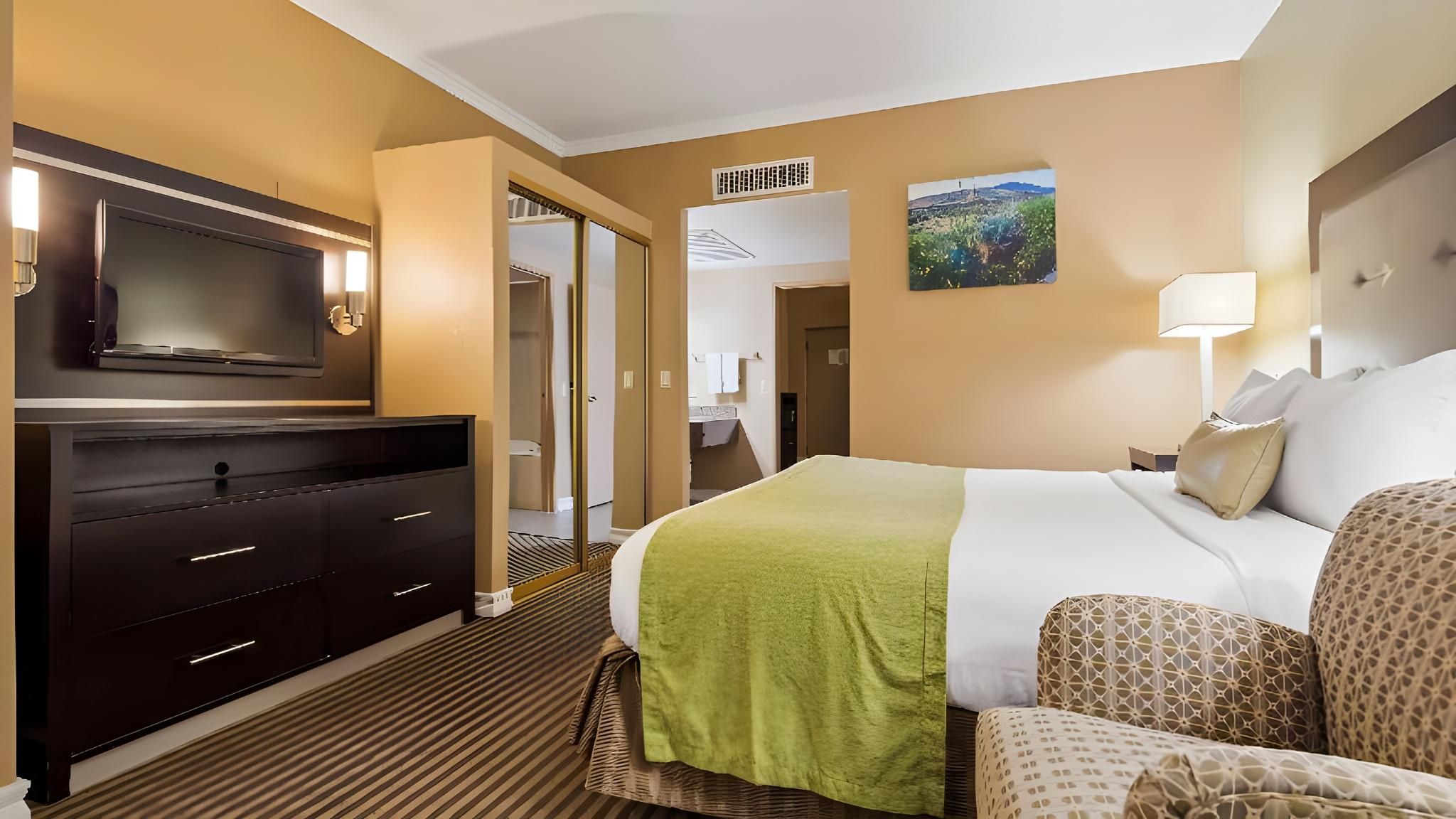 Suite - 1 King Bed, Nonsmoking, Whirlpool, Sofabed