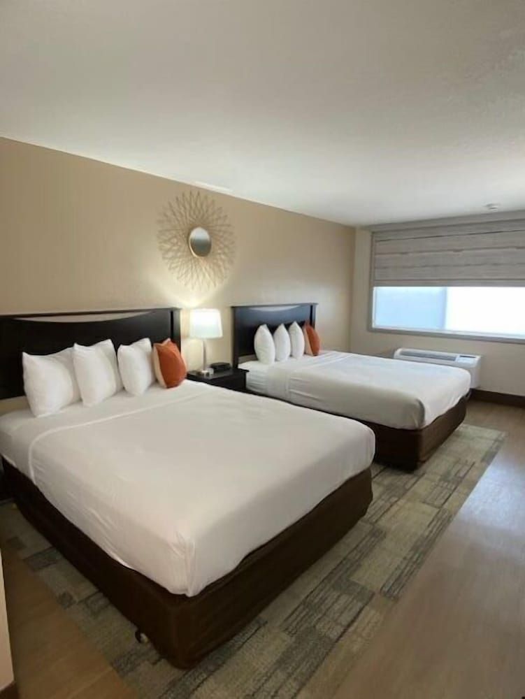 Stanford Inn & Suites Anaheim Standard Room, 2 Queen Beds, Non Smoking, Refrigerator & Microwave 4